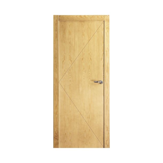 puerta de madera de pino maciza
